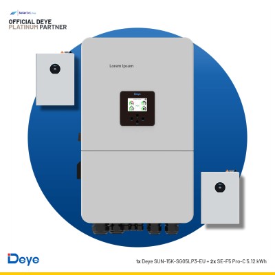 Deye SUN-15K-SG05LP3-EU + 2x SE-F5 Pro-C 5.12 kWh | ESS SET