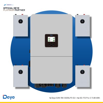 Deye SUN-15K-SG05LP3-EU + 4x SE-F12 Pro-C 11.8 kWh | ESS SET