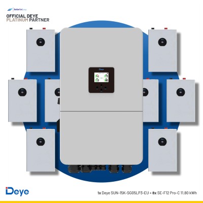 Deye SUN-15K-SG05LP3-EU + 8x SE-F12 Pro-C 11.8 kWh | ESS SET