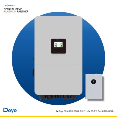 Deye SUN-20K-SG05LP3-EU + 1x SE-F12 Pro-C 11.8 kWh | ESS SET